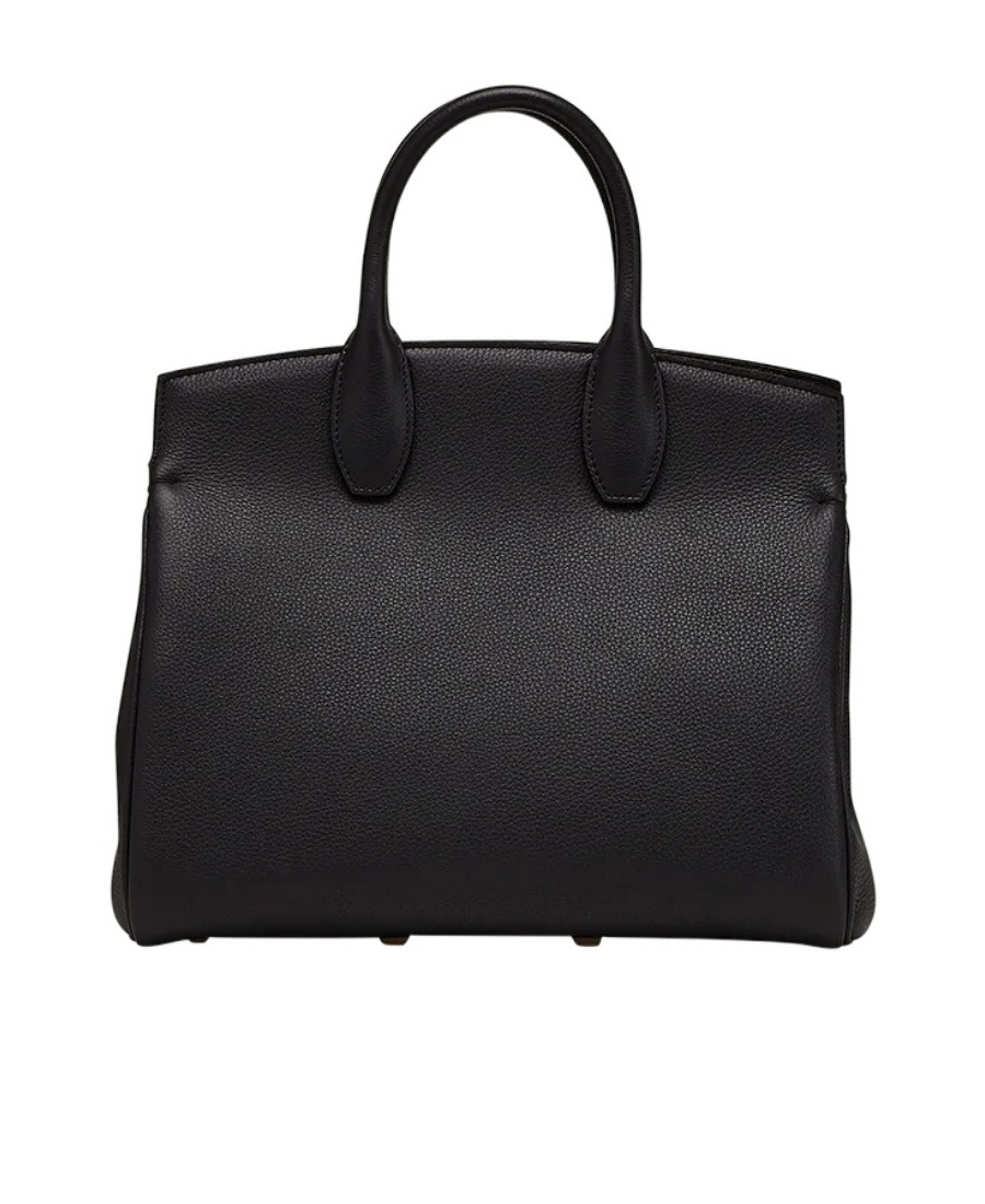 Ferragamo Medium Studio Box Bag In Black
