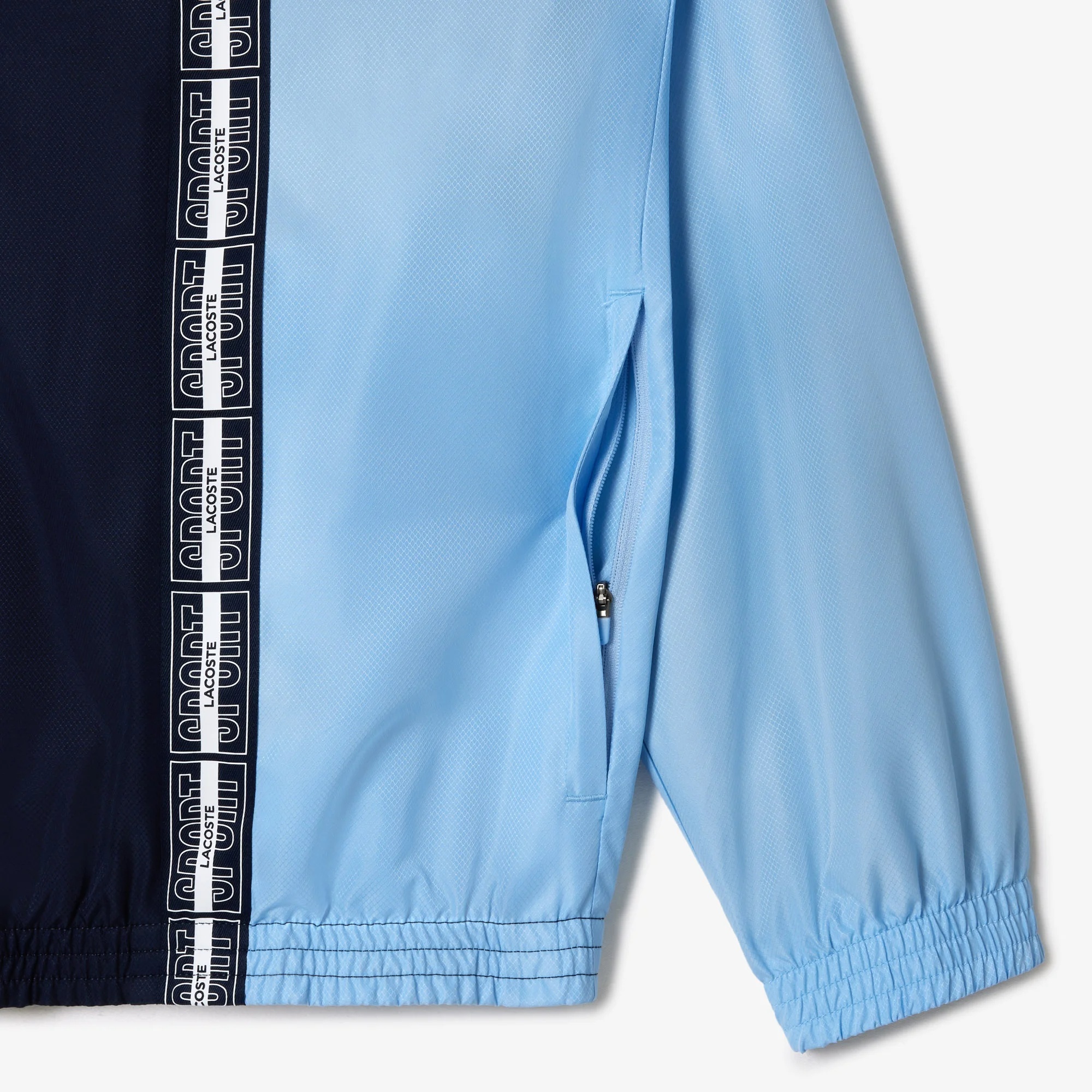 Lacoste Zipped Tennis Jacket In Navy Blue