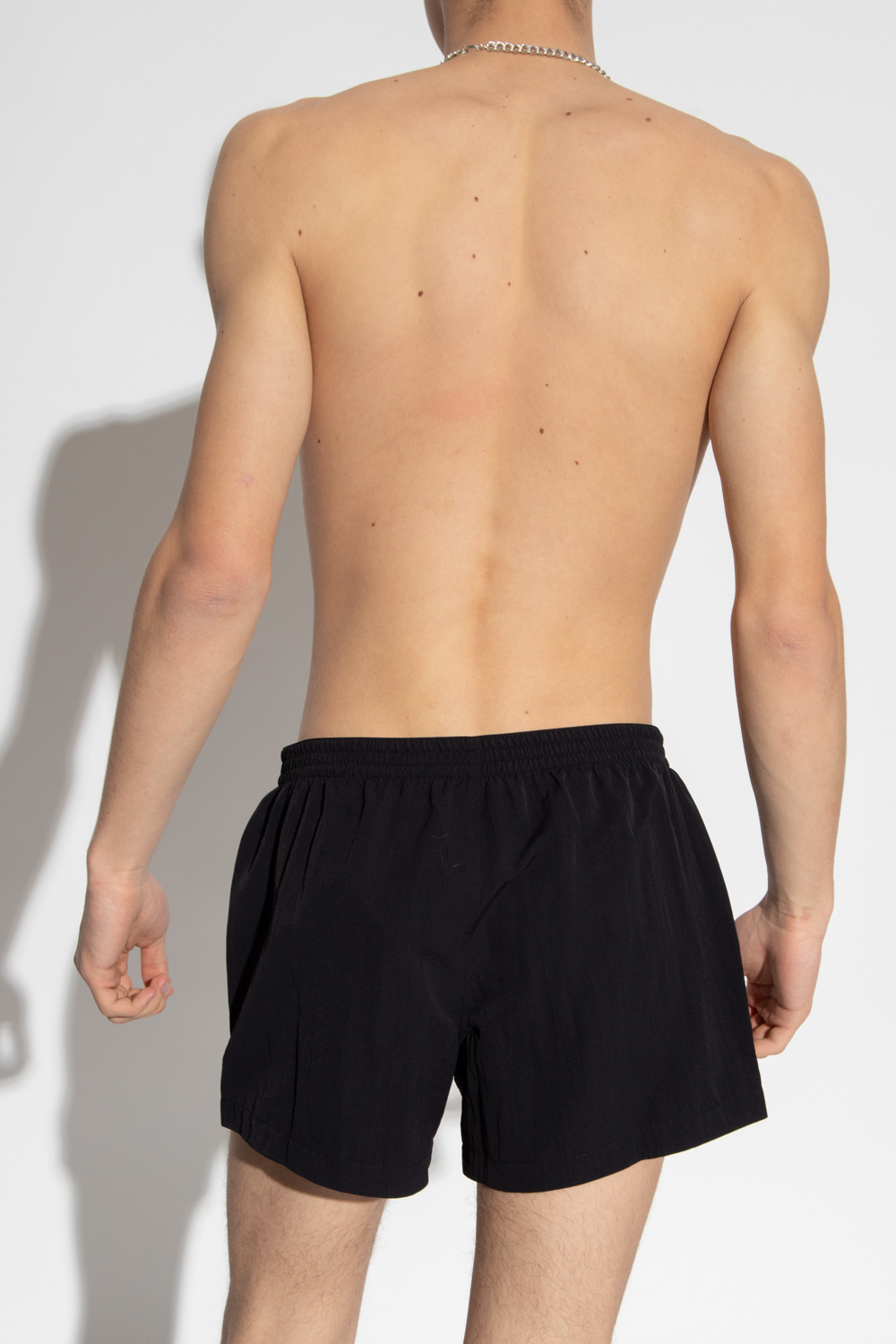 Bottega Veneta Elastic Shorts In Black