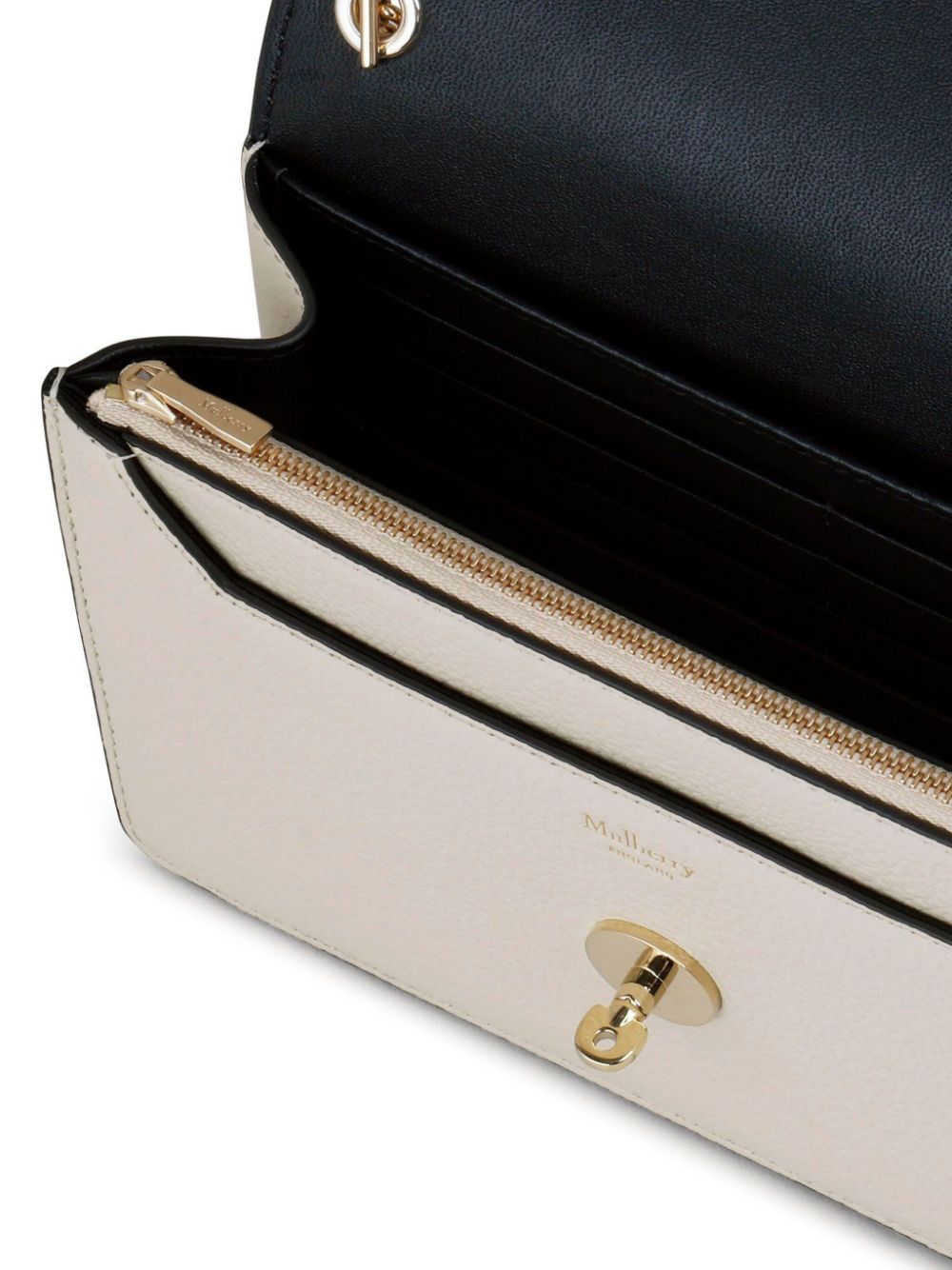 Mulberry Small Leather Darley Cross-body Bag In White