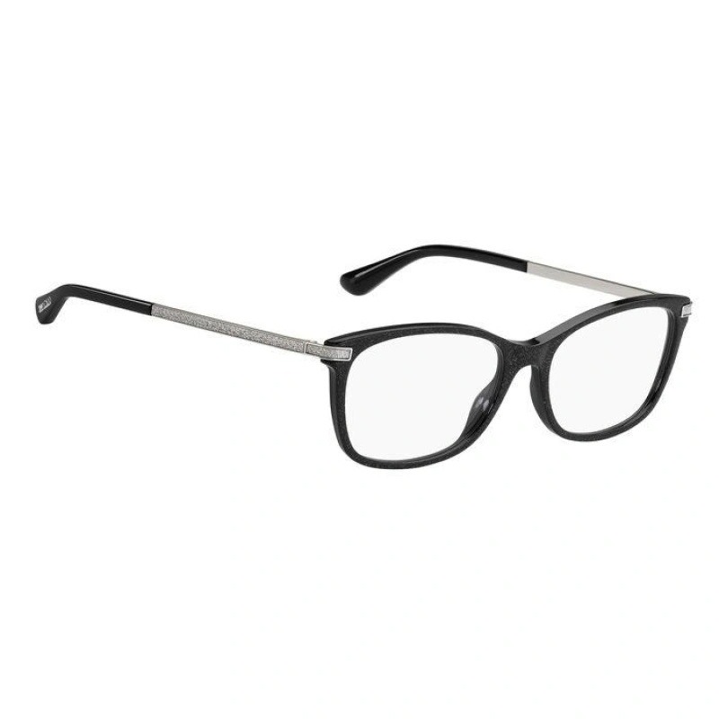 Jimmy Choo Eyewear Square Frame Glasses In Black
