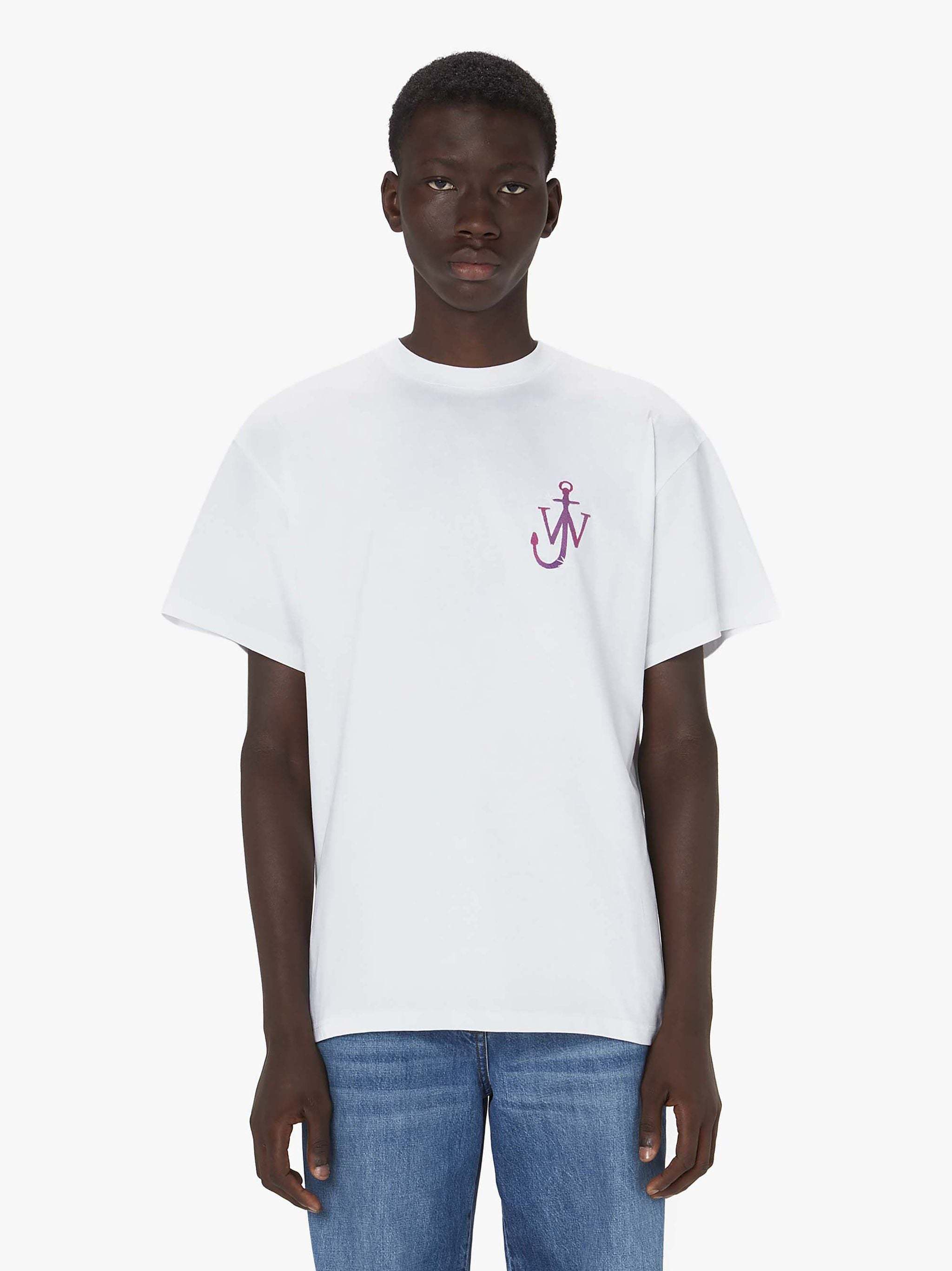 Jw Anderson Naturally Sweet Cotton T-shirt In White