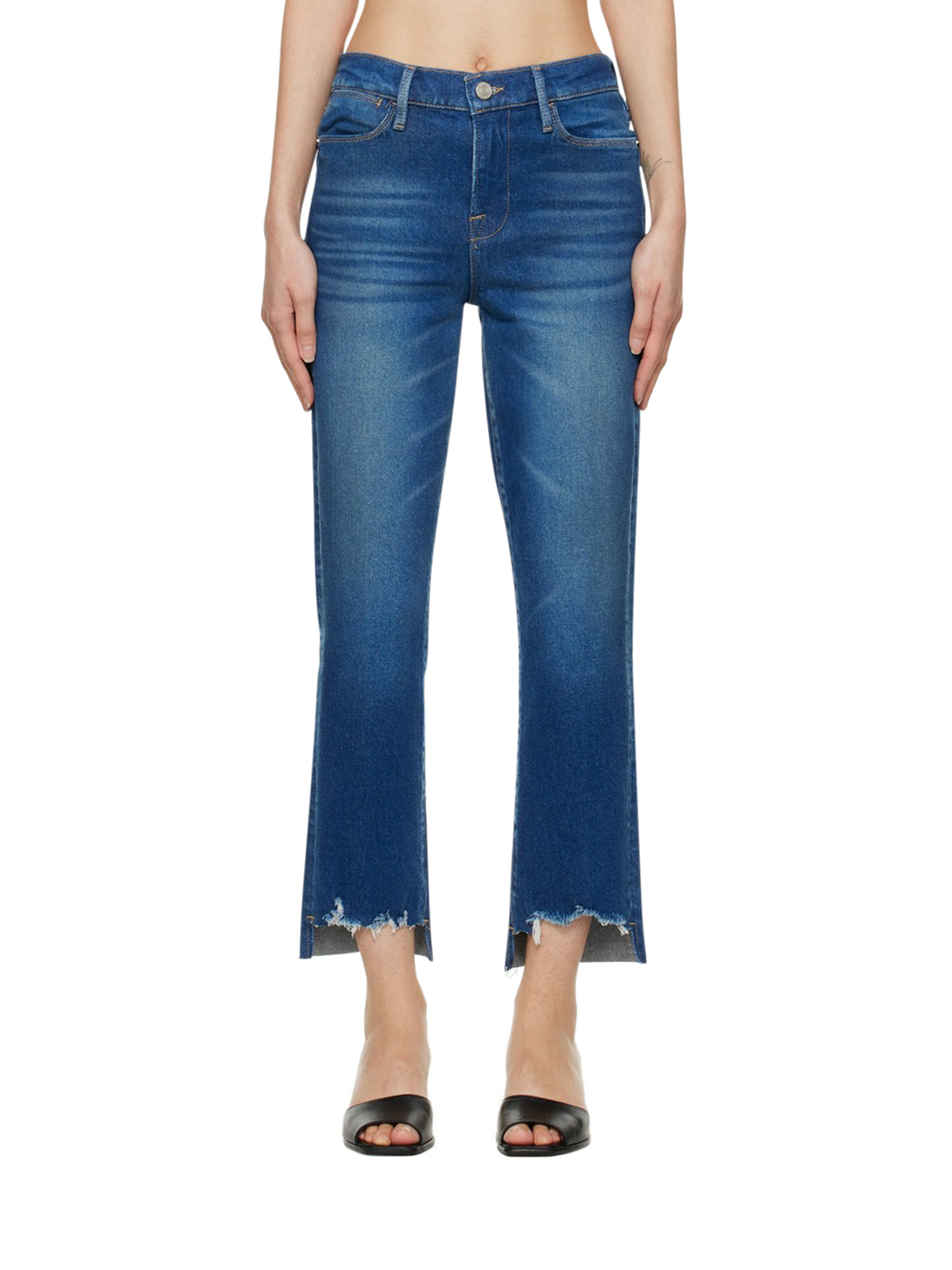 FRAME LE CROP MINI BOOT JEANS