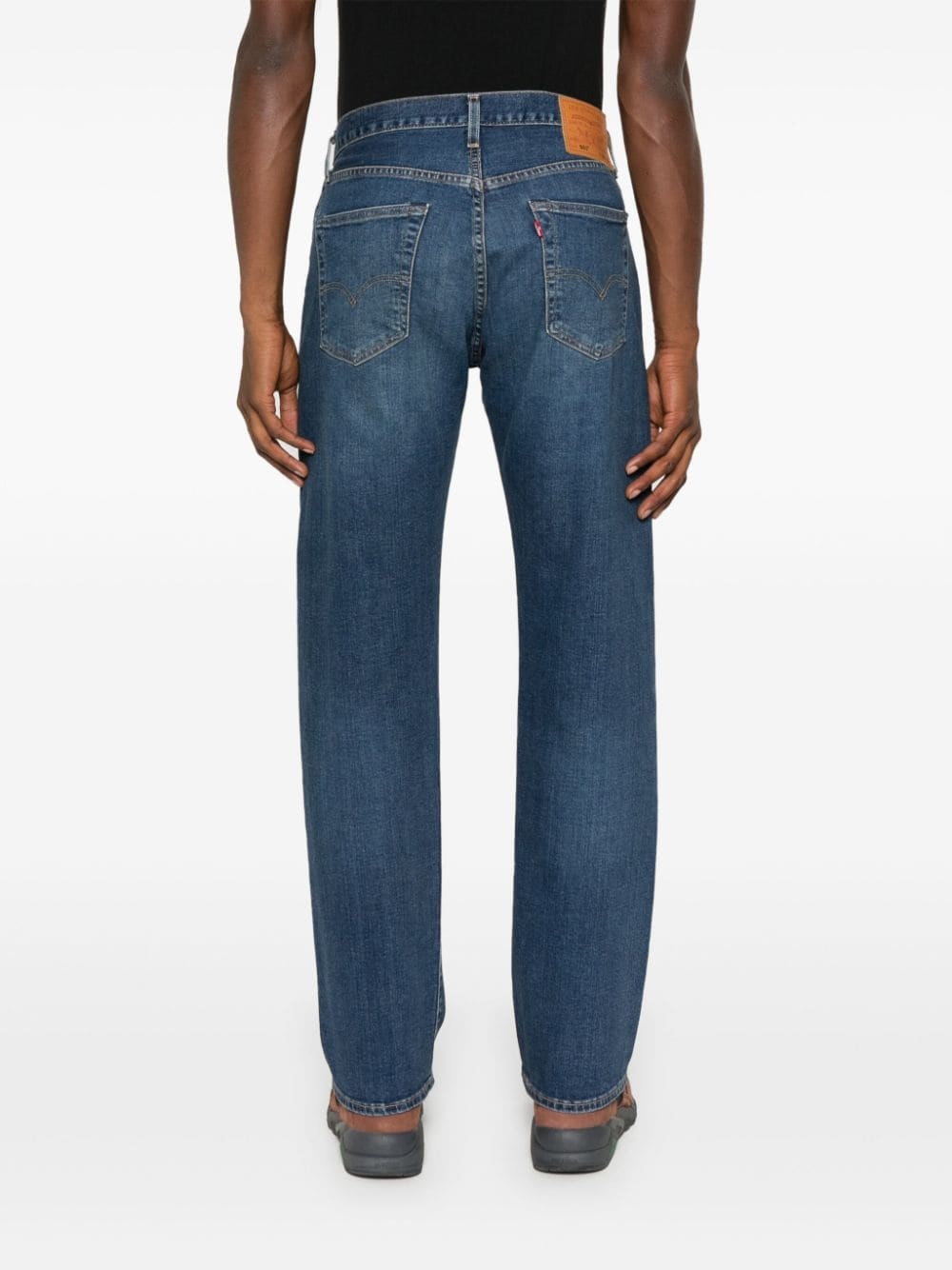 Levi's 501 Straight-leg Jeans In Light-wash Cotton In Blue