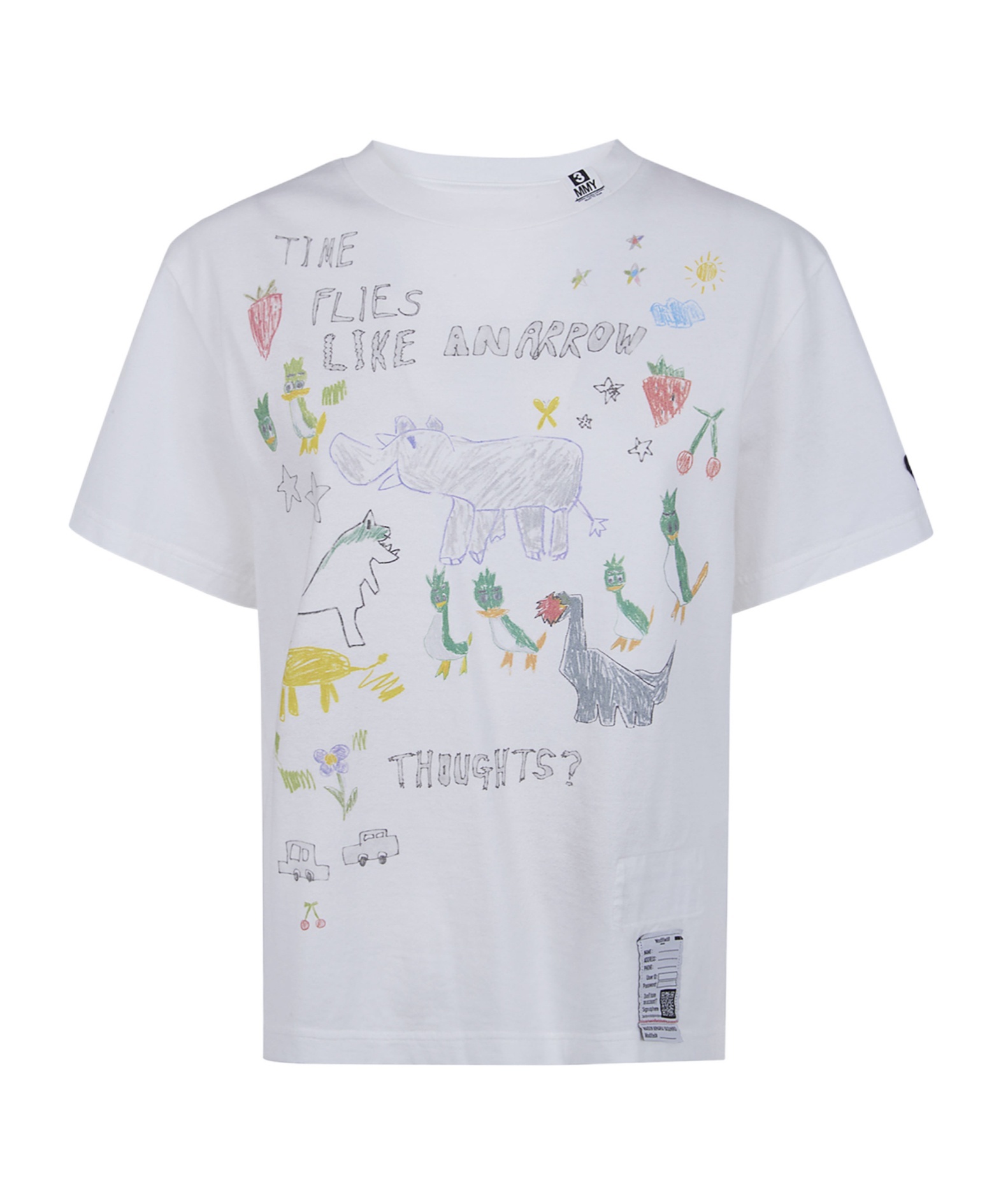 Miharayasuhiro Illustration-print T-shirt In Neutral