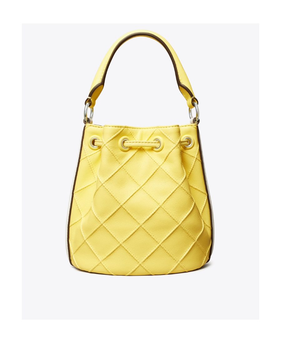 TORY BURCH CALF LEATHER BUCKET BAG