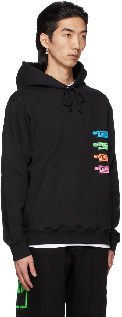 We11 Done Logo Sweater In Black