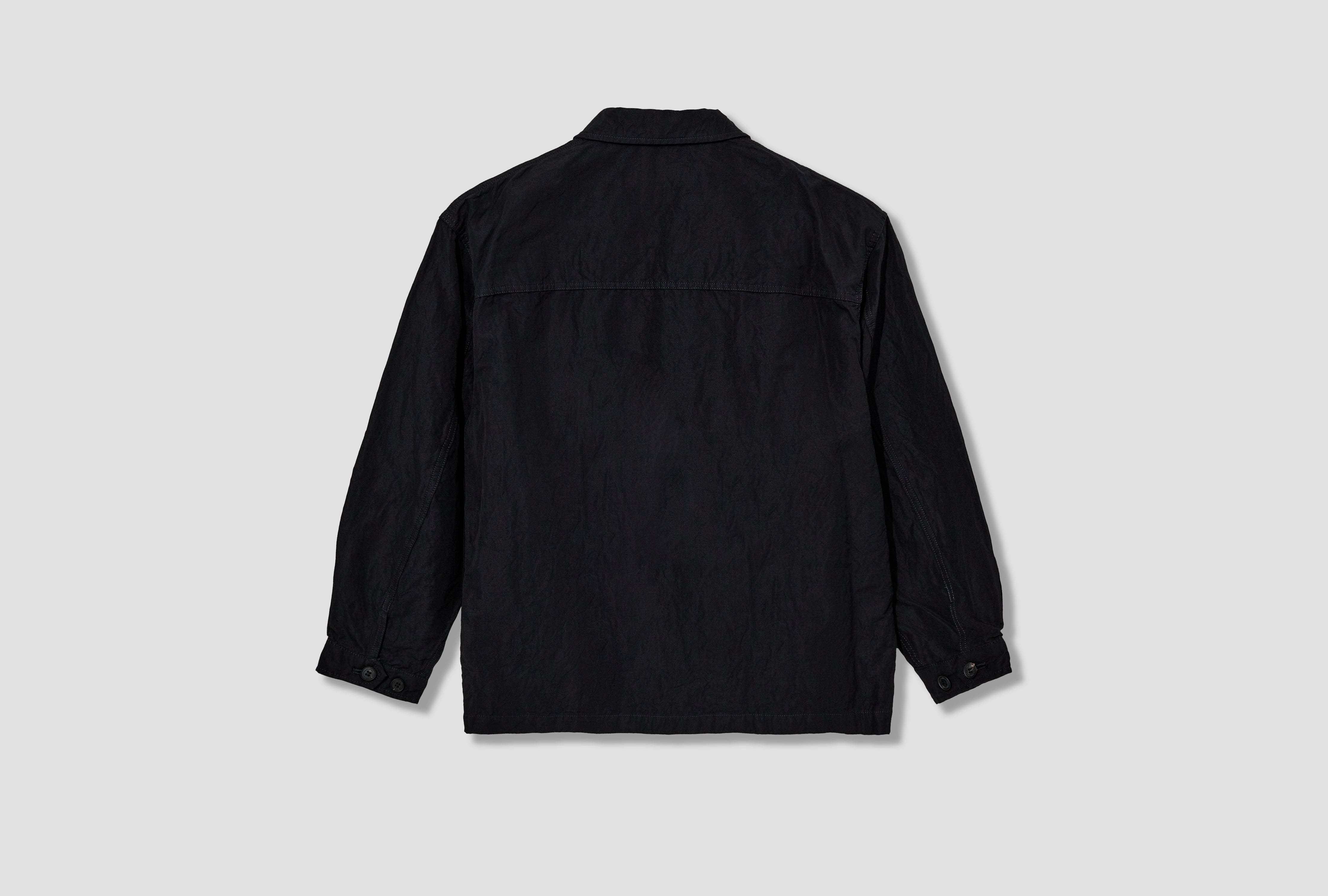 Comme Des Garçons Long-sleeved Casual Jacket In Black