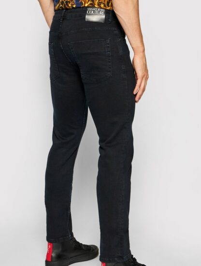 Versace Jeans Logo Jeans In Black