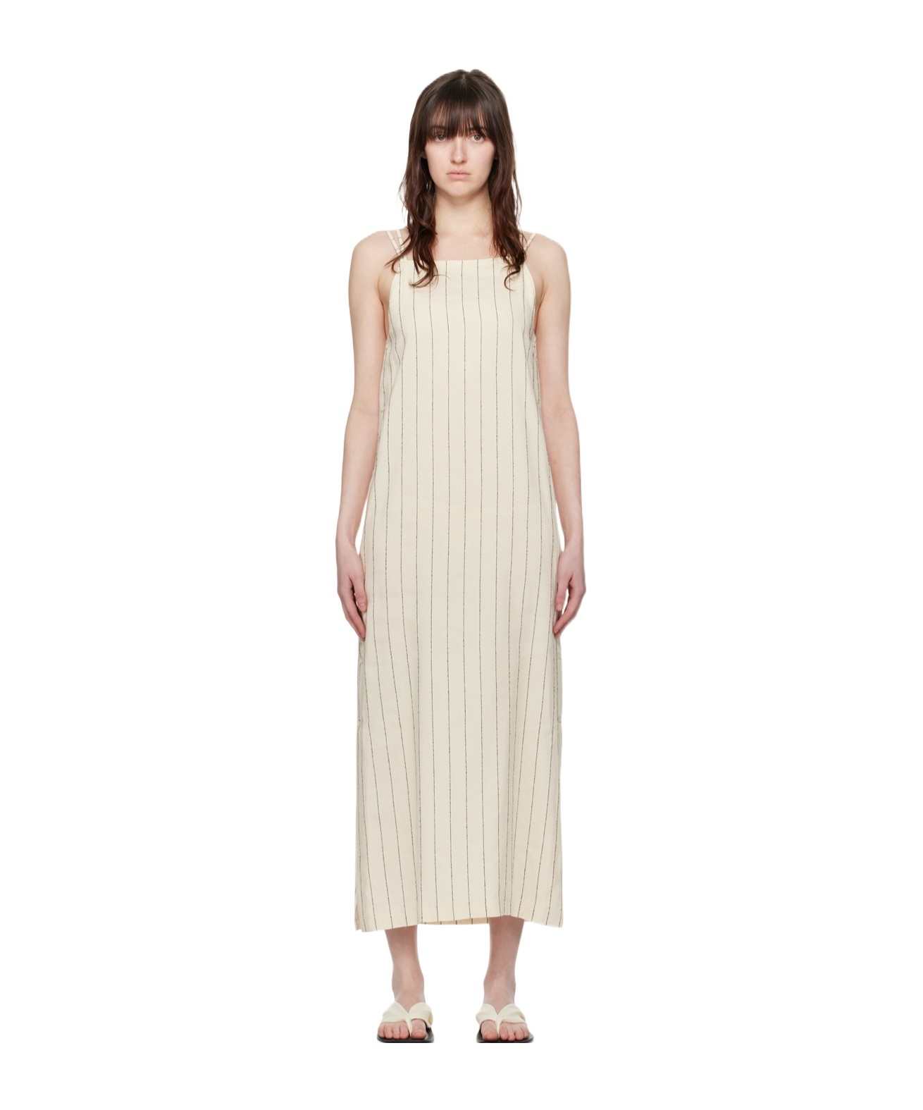 LOULOU STUDIO STRIPED DRESS 