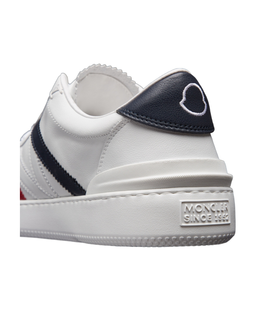 Shop Moncler Logo-print Lace-up Sneakers In Black