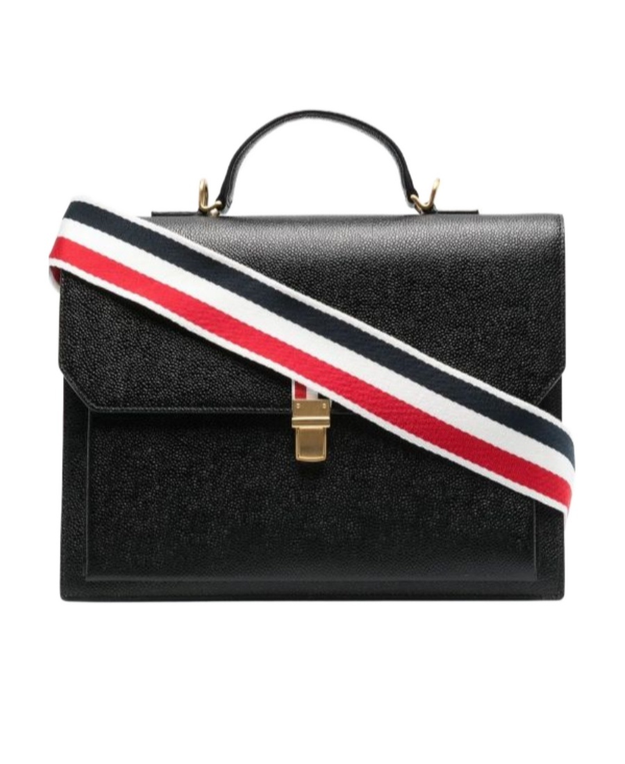 THOM BROWNE THOM BROWNE MR. THOM RWB STRIPE BRIEFCASE BACKPACK