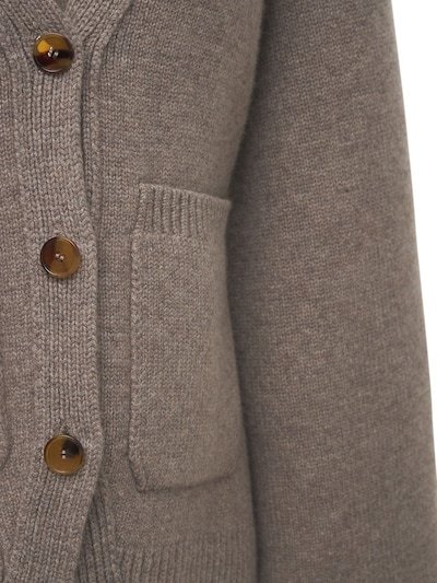 Khaite Scarlet Cashmere-blend Cardigan