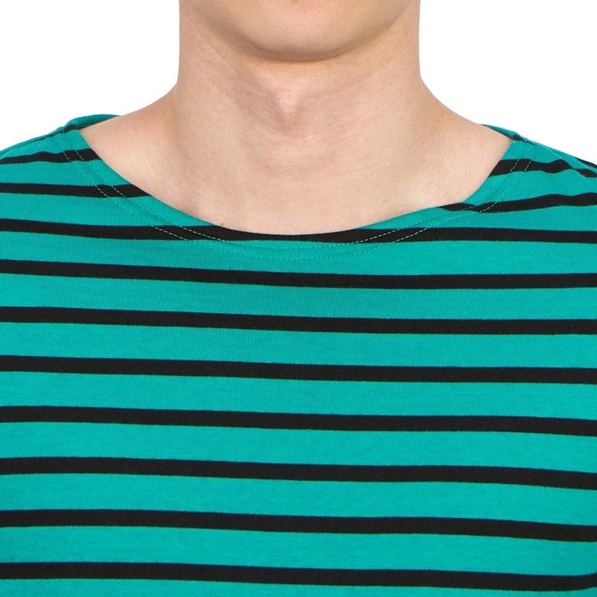 Saint James Striped Graphic T-shirt