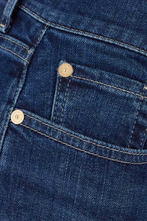 Shop 7 For All Mankind Straight-leg Jeans In Blue