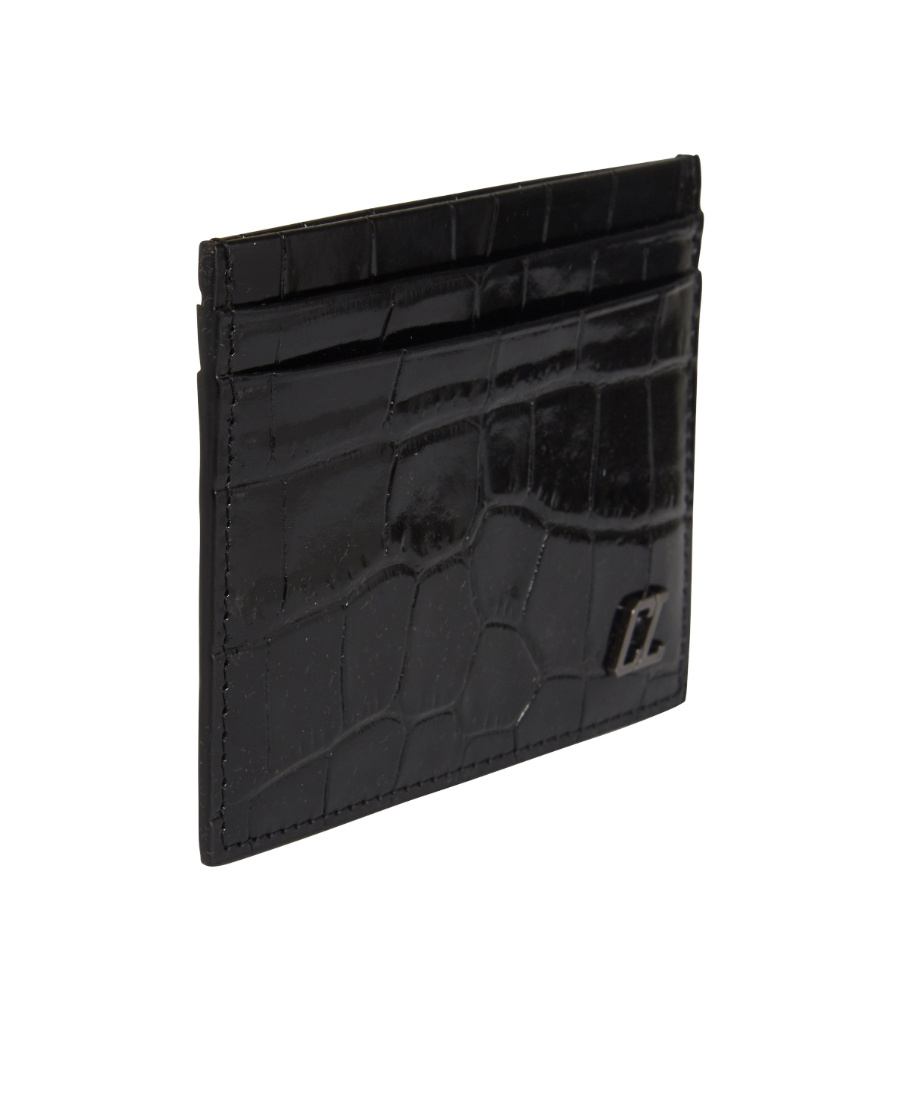 Christian Louboutin Logo Card Bag In Black