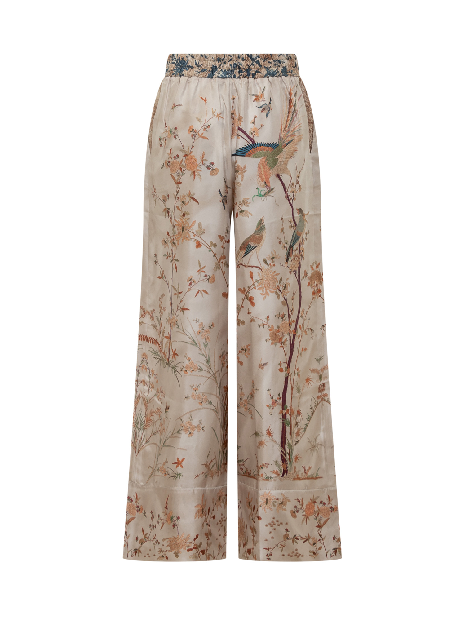 Pierre-louis Mascia Elastic Waist Casual Pants In Multi