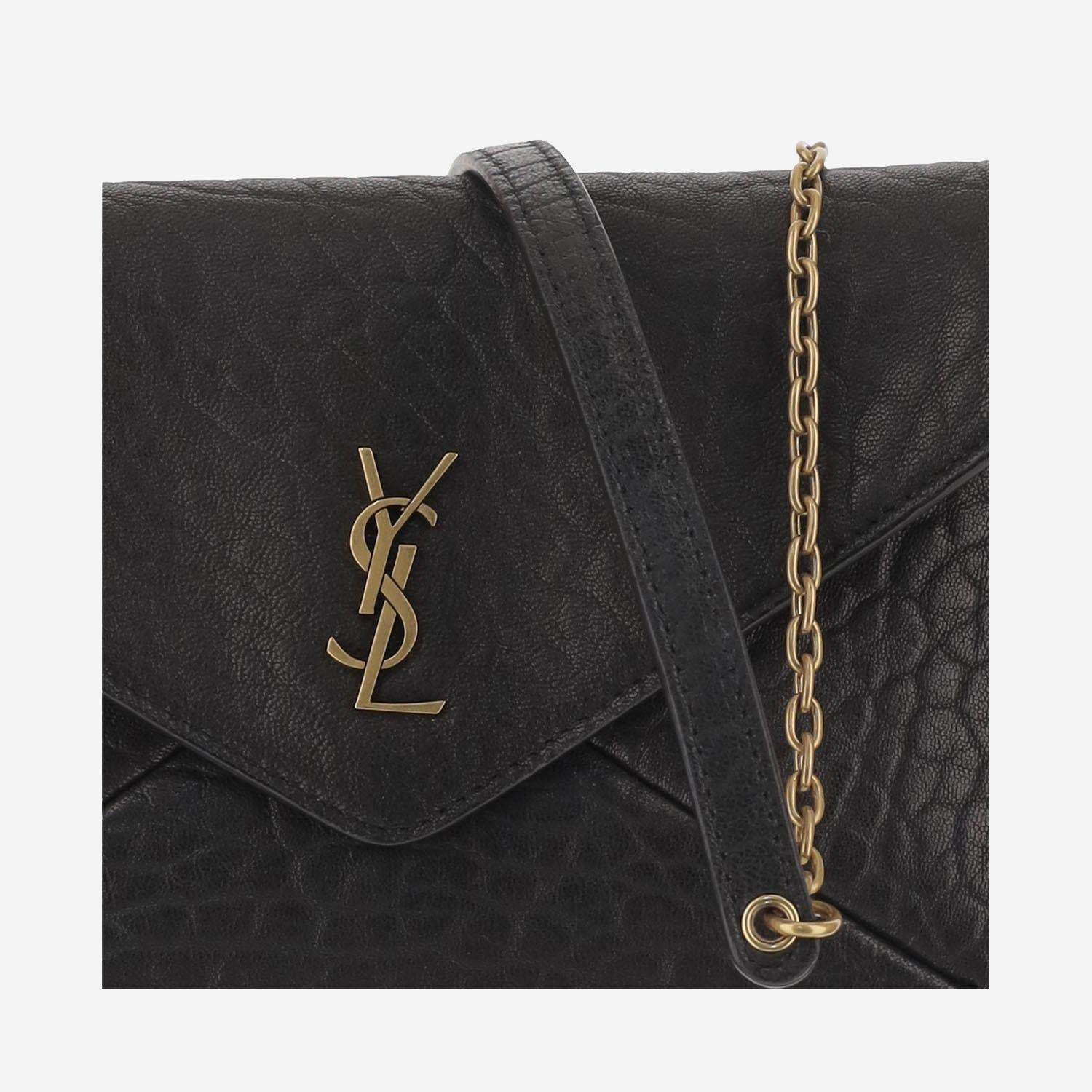 Saint Laurent Flap Shoulder Bag In Black