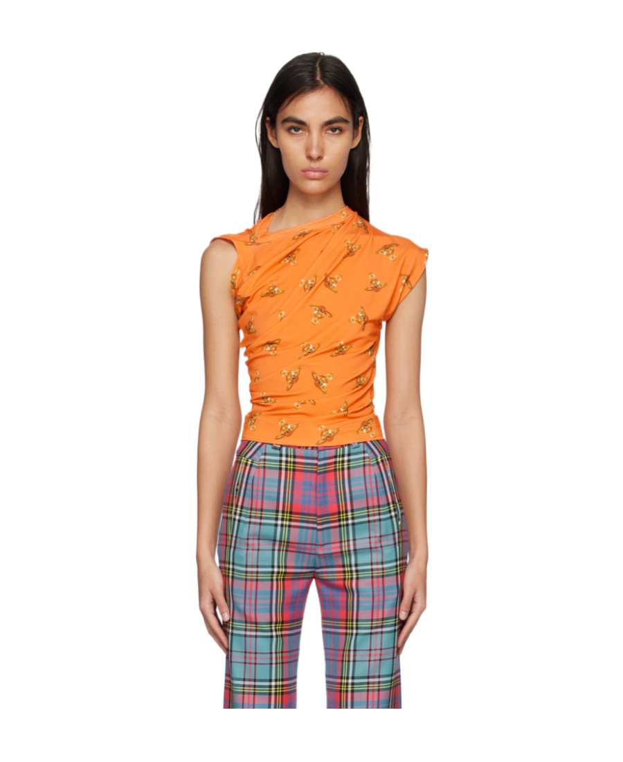 Vivienne Westwood Orange Hebo T-shirt In Multicolor