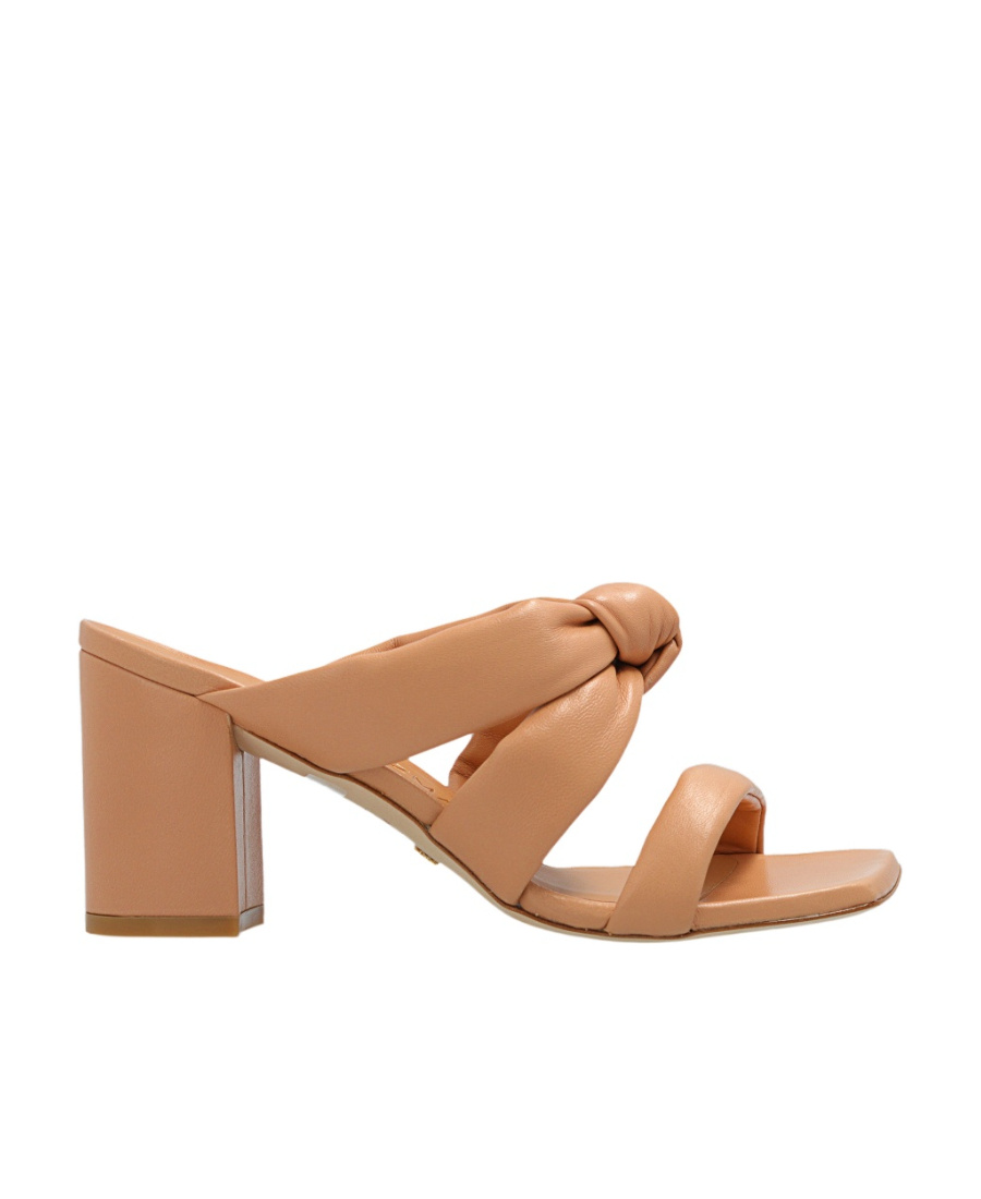 Stuart Weitzman Logo Slippers In Brown
