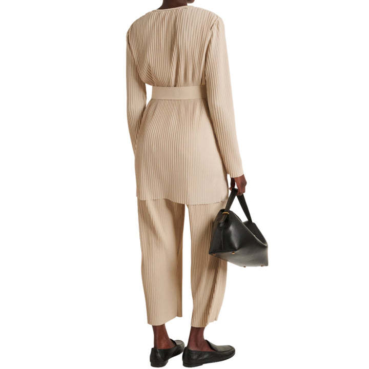 Max Mara Long-sleeved Cardigan In Nude
