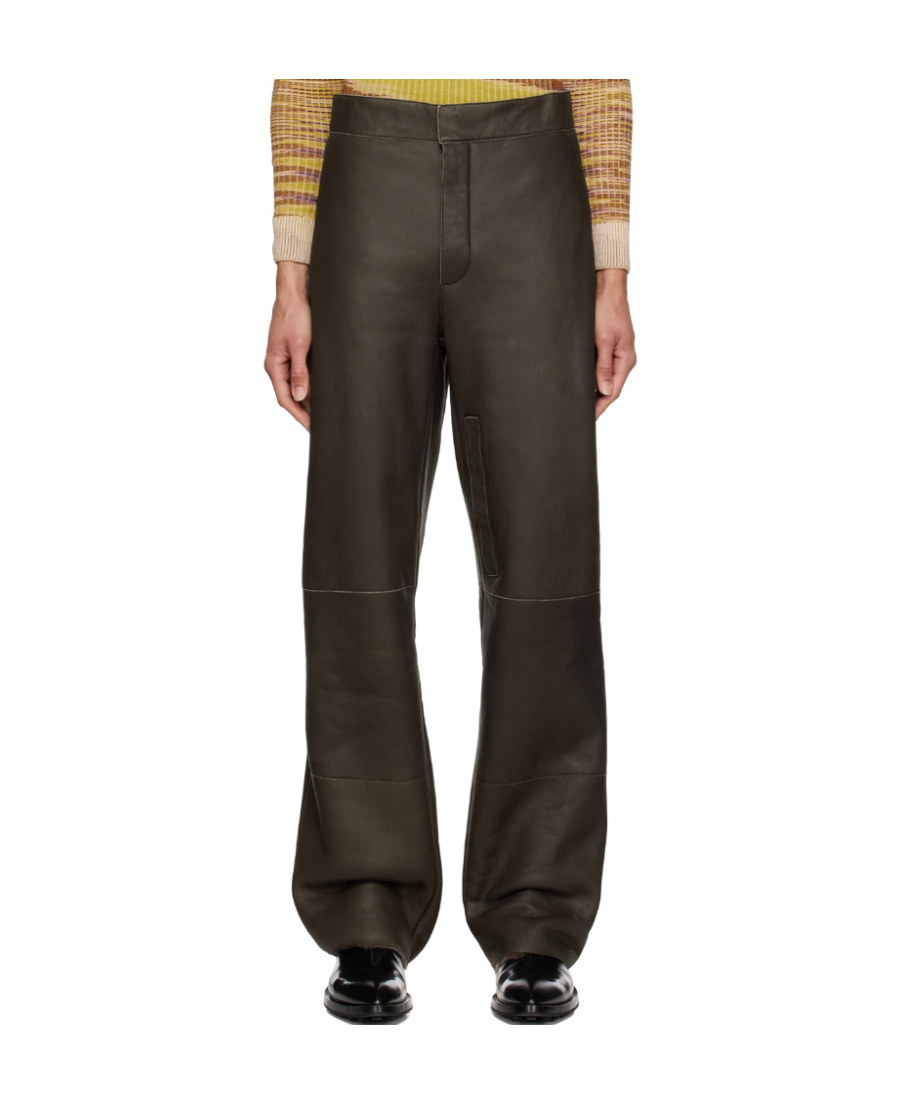 Jacquemus Logo Casual Pants In Black
