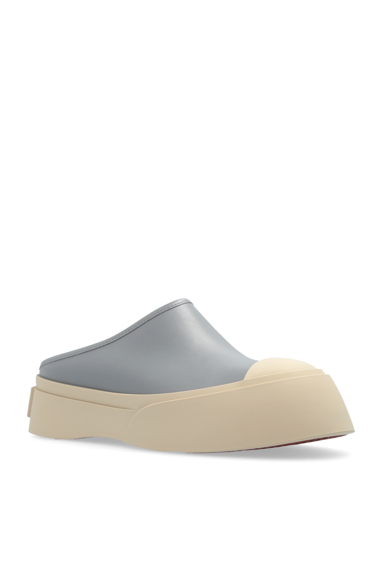 Marni Platform Clog Sneakers Dolphin In Nude