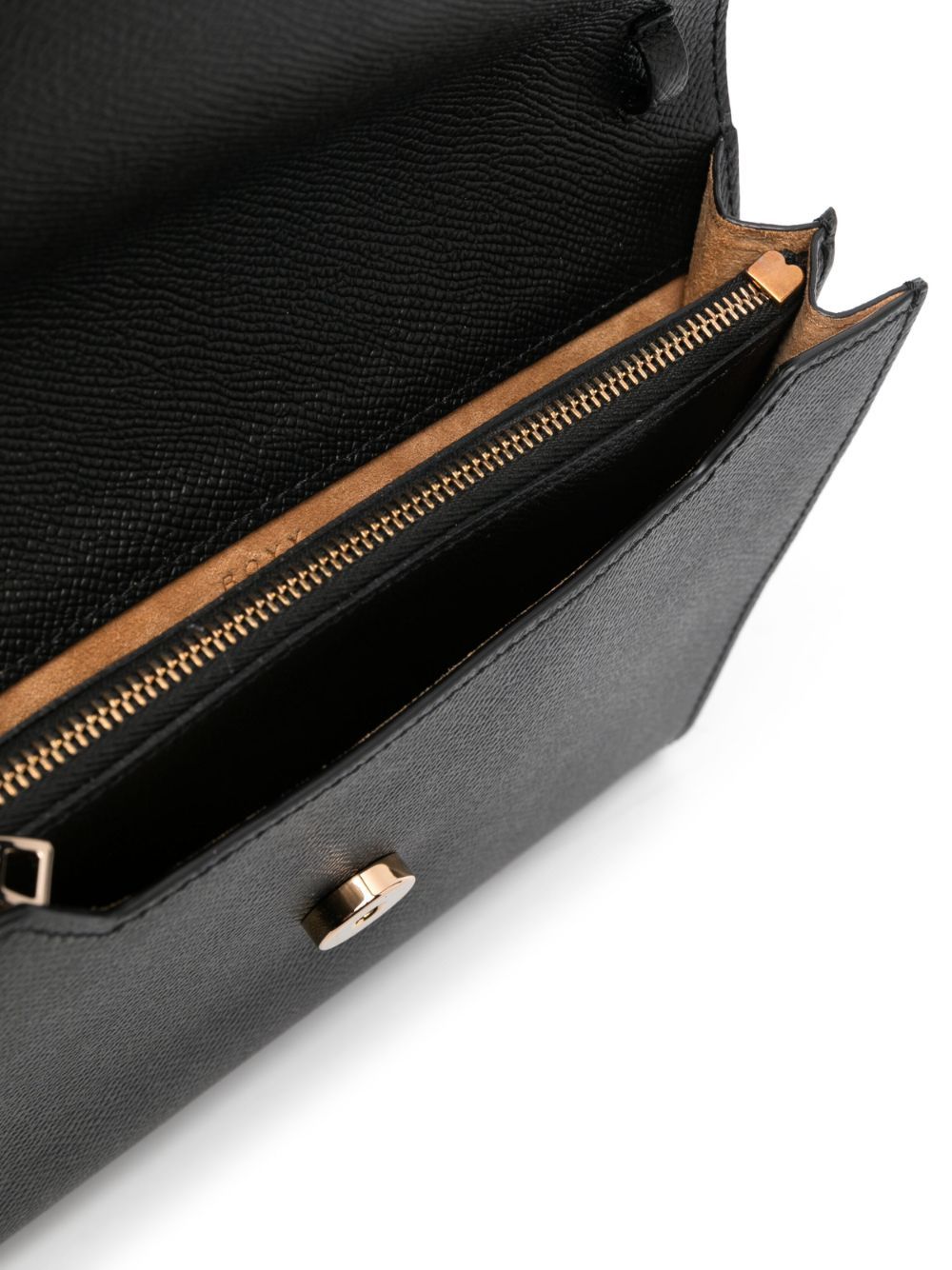 Boyy Buckle Travel Case Leather Crossbody Bag In Black