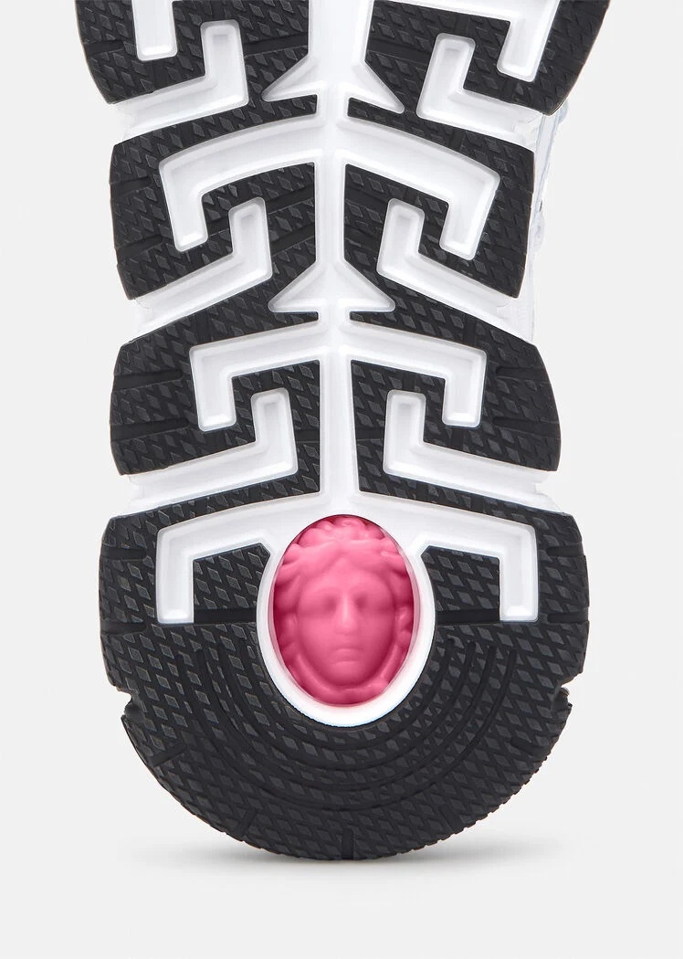 VERSACE VERSACE TRIGRECA LACE-UP SNEAKERS