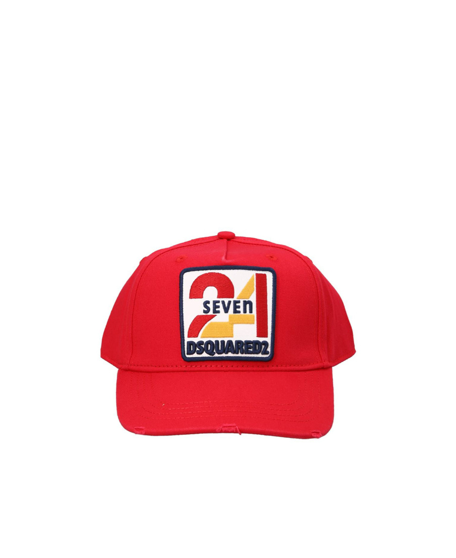 DSQUARED2 PATCH-DETAIL BASEBALL CAP