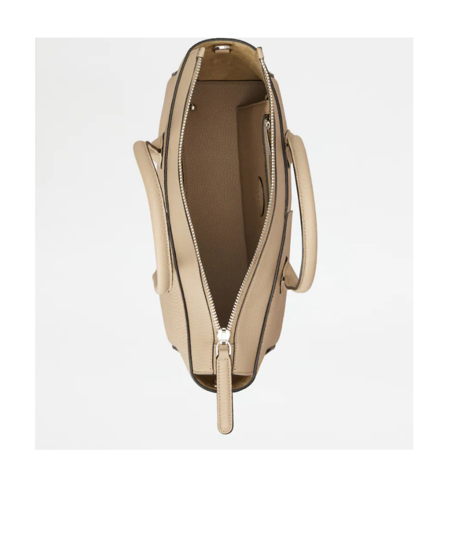 Tod's Di Bag Medium Leather Bag In Nude