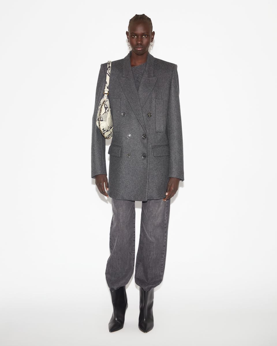 ISABEL MARANT FLOYD ORGANIC WOOL COAT