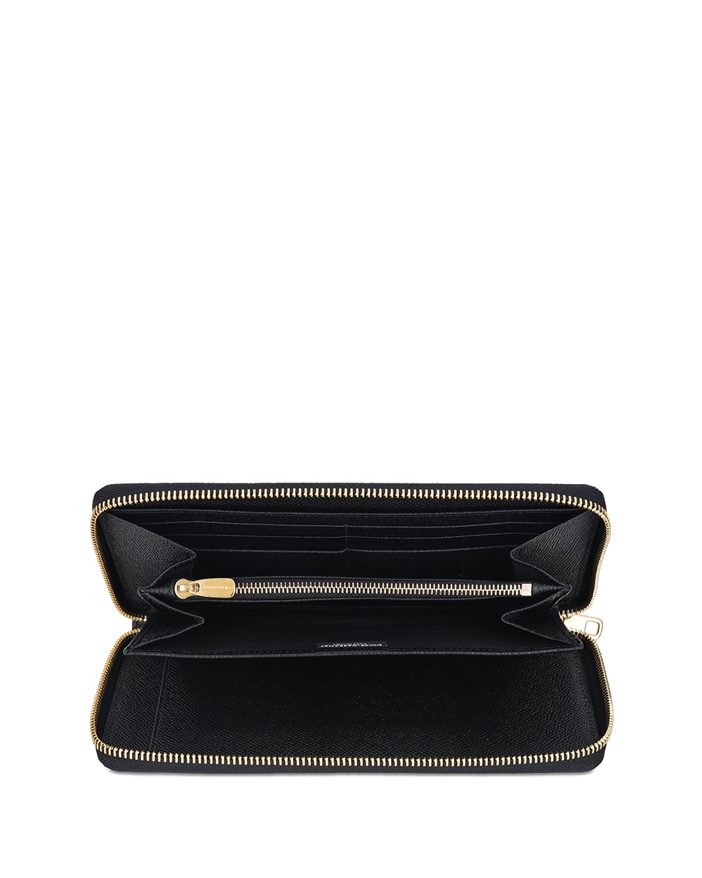 Dolce & Gabbana Leopard Print Long Purse In Brown