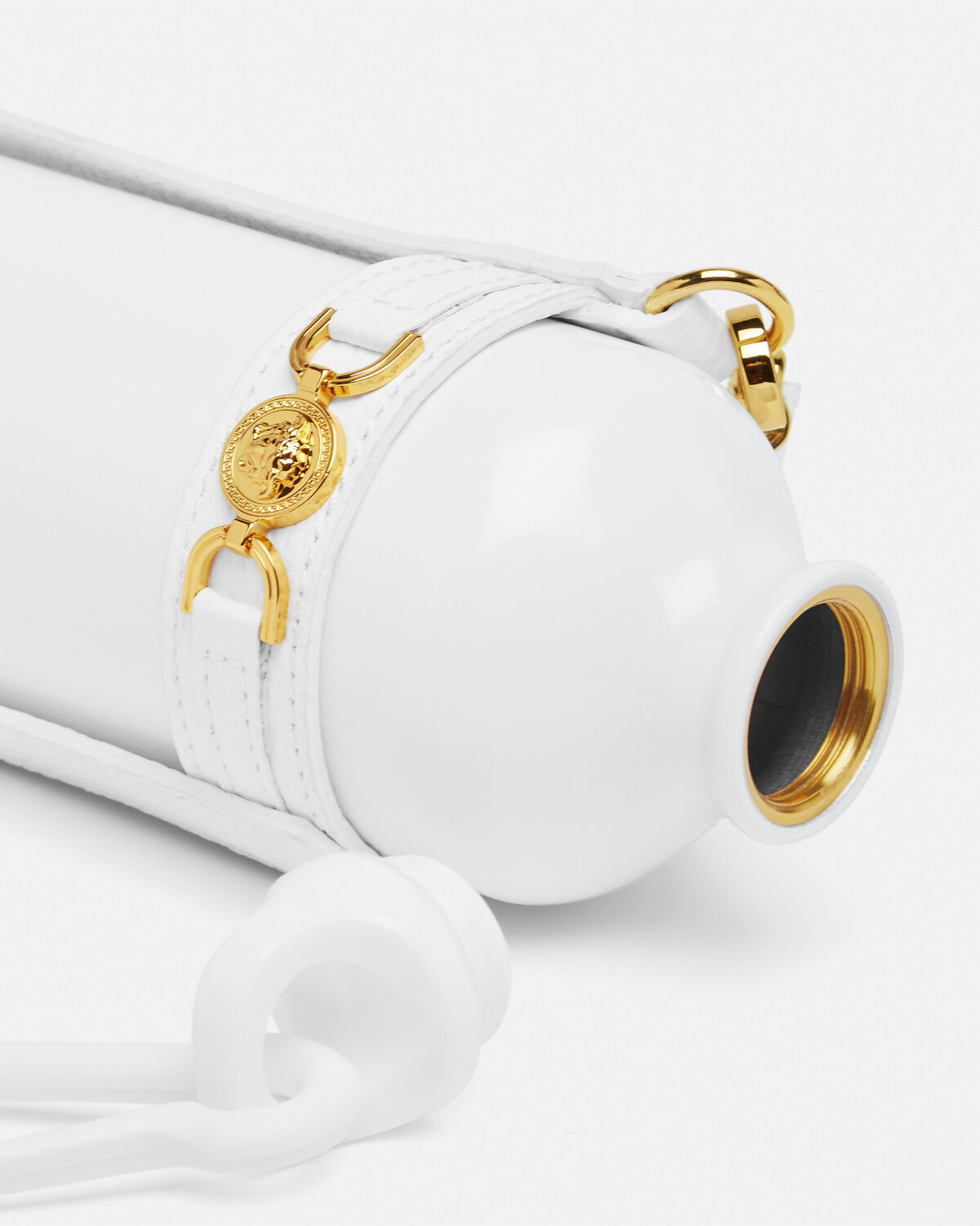 Versace Medusa Head Bottle In White