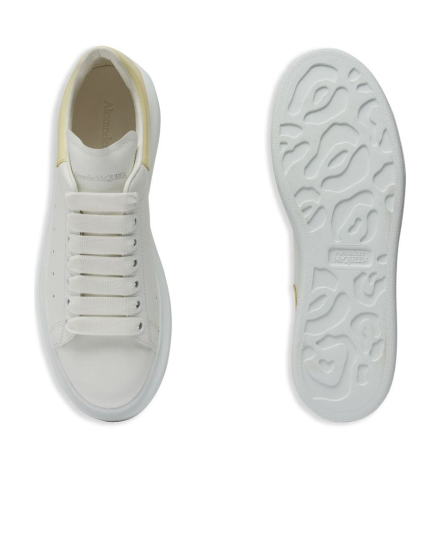 Alexander Mcqueen Oversized Chunky Low-top Sneakers In White