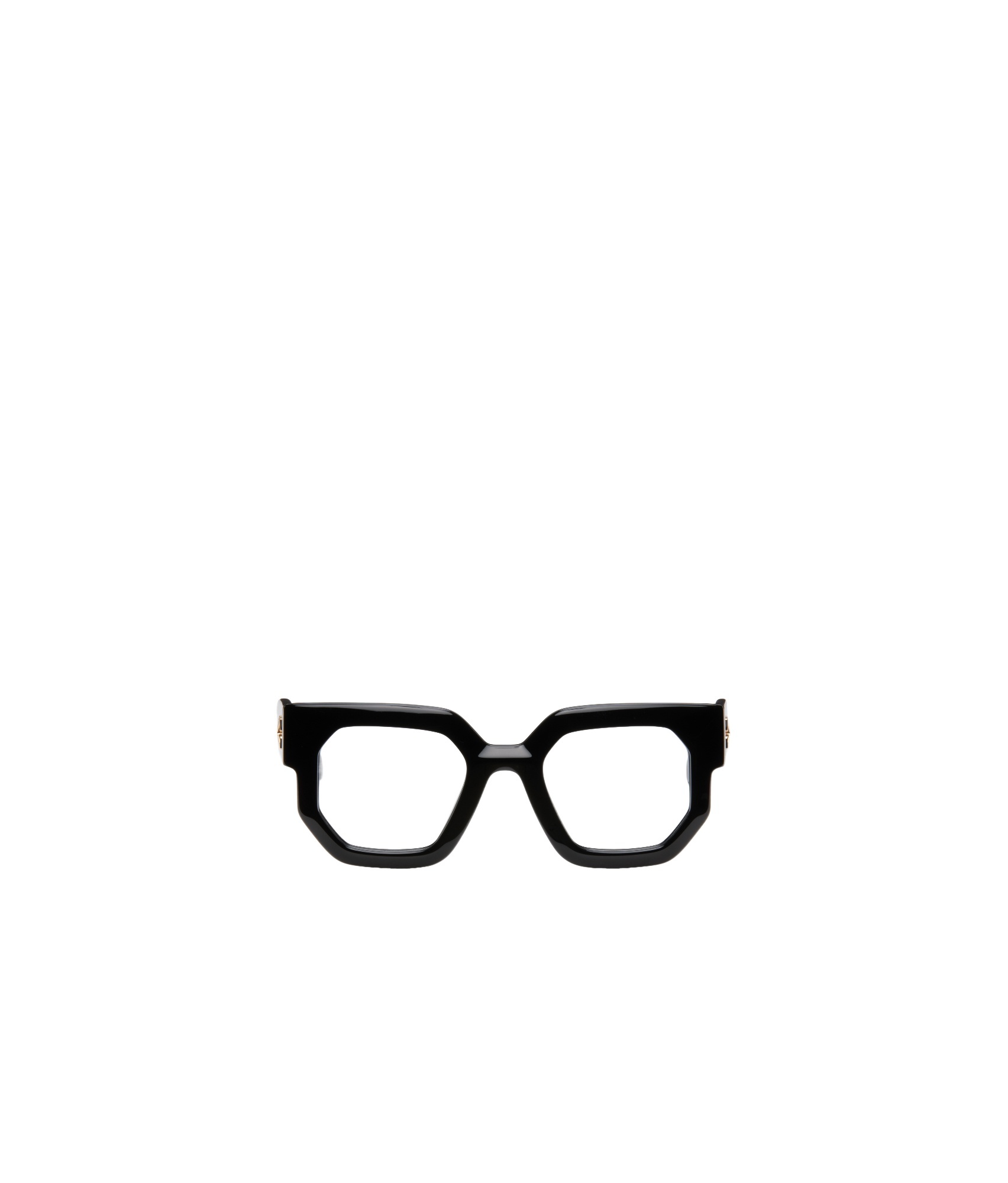 Off-white Full Frame Plain Mirror In Black