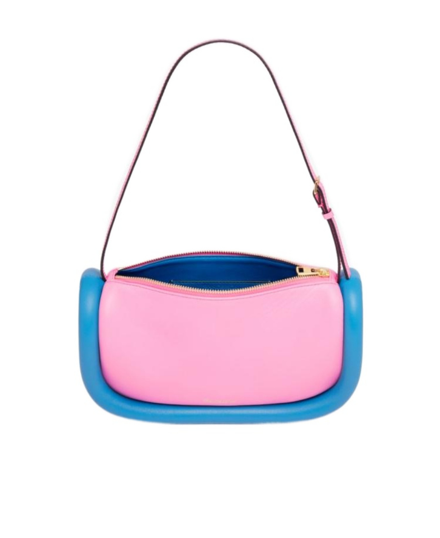 Shop Jw Anderson The Bumper Slim Shoulder Bag In Pink