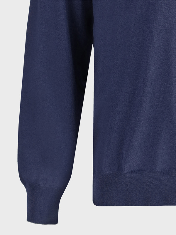 Brunello Cucinelli Crewneck Knitted Jumper In Blue