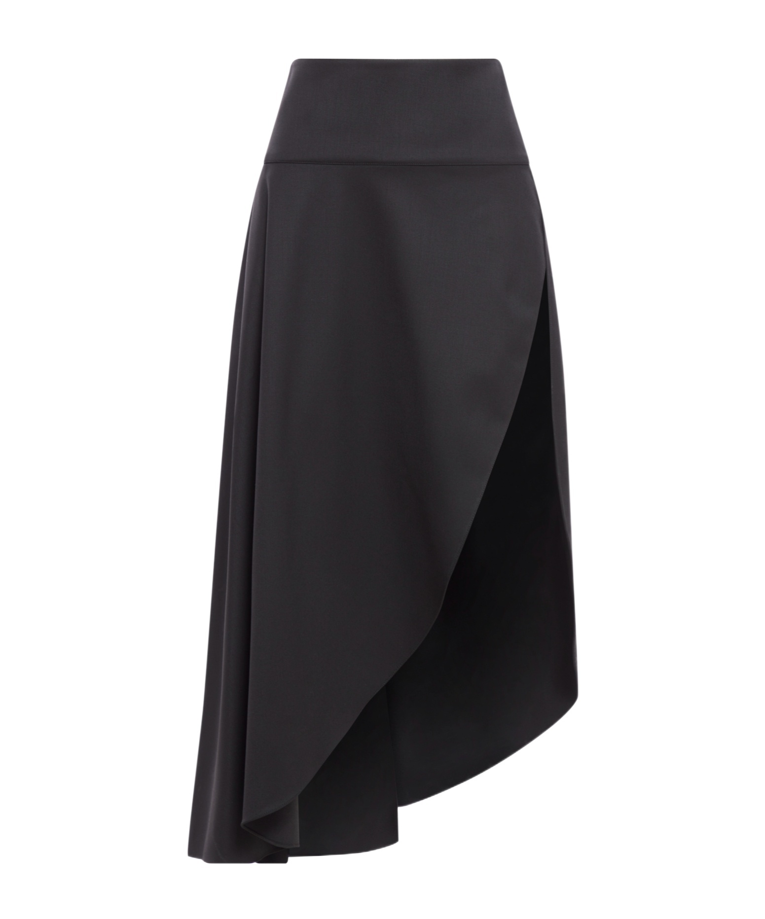 ALAÏA ALAÏA FLUID ASYMETRIC MIDI SKIRT