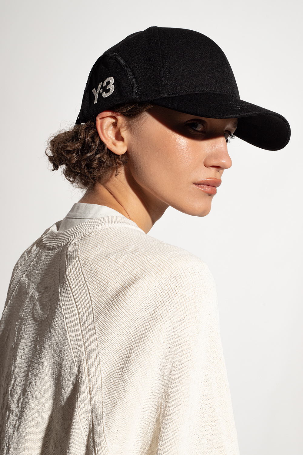 Y-3 Pocket Logo Cap In Black