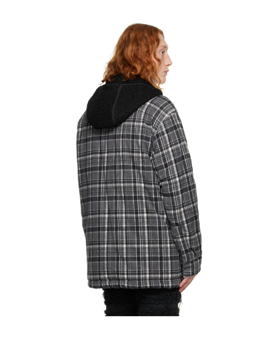 Alyx Logo Plaid-filled Jacket In Black