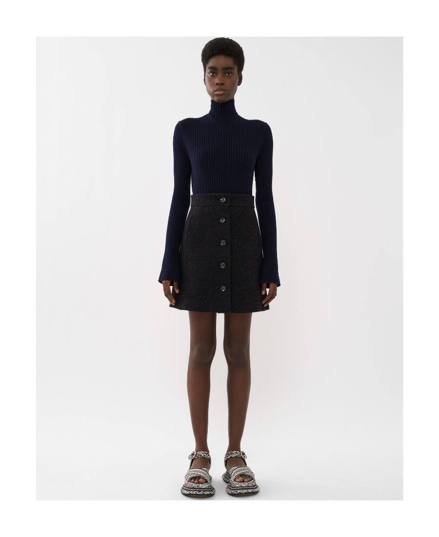 Chloé A Miniskirt In Black