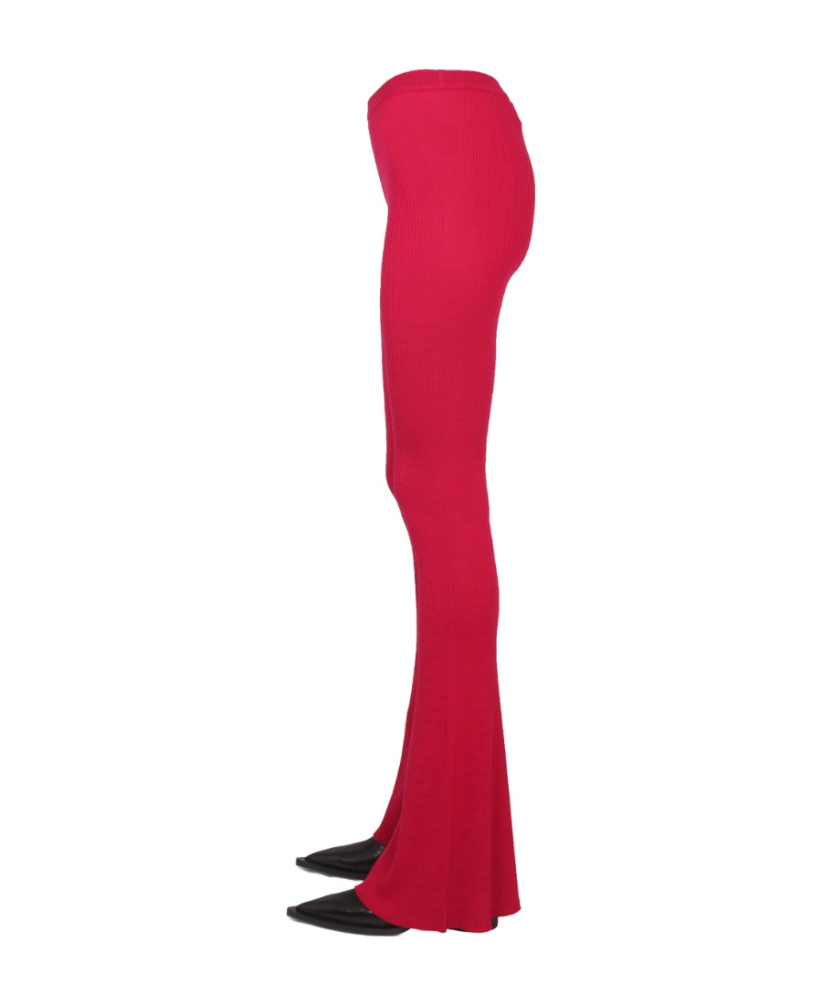DSQUARED2 DSQUARED2 RIBBED-KNIT FLARED TROUSERS