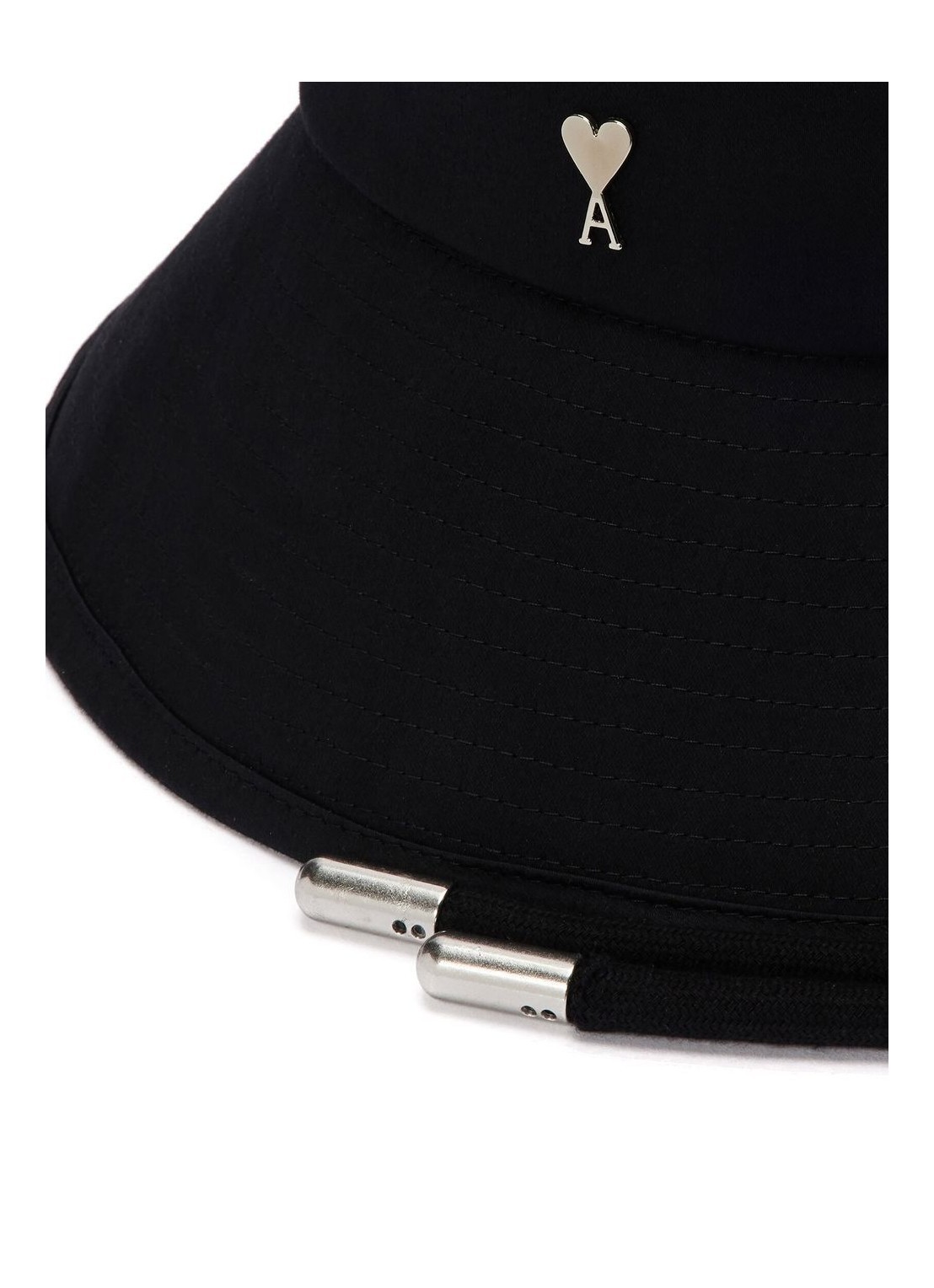 Ami Alexandre Mattiussi Heart-shaped Logo Bucket Cap In Black