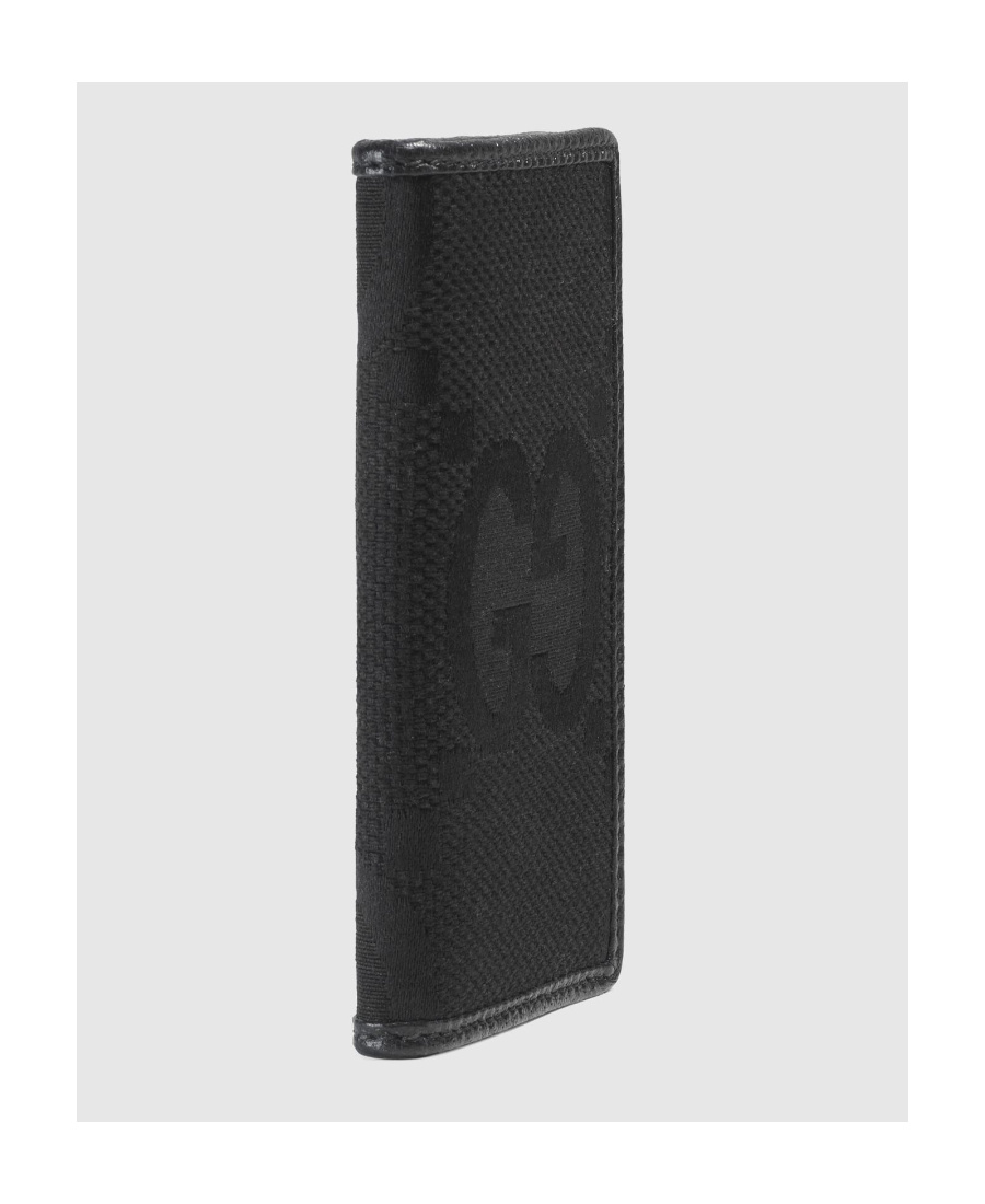 Gucci Jumbo Gg Cardholder In Black