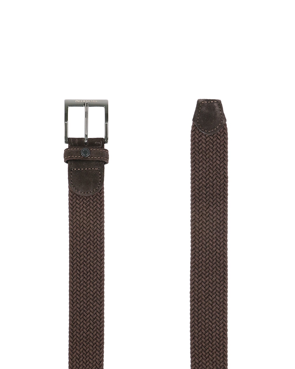 Paul & Shark Weaving Logo Belt In Black