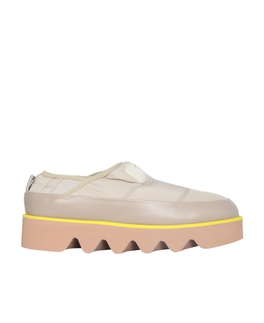 Msgm Puffed Sneakers In Nude