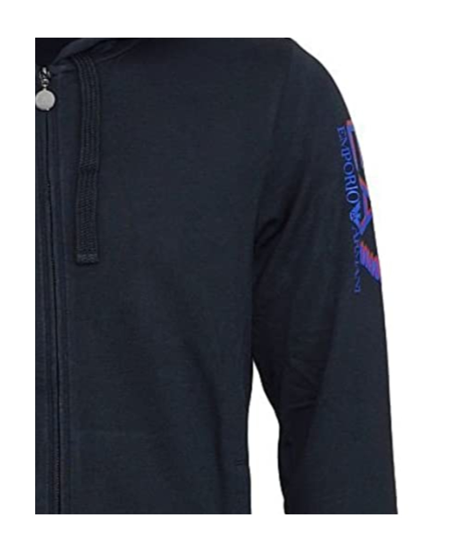 EA7 HOODED CASUAL JACKET