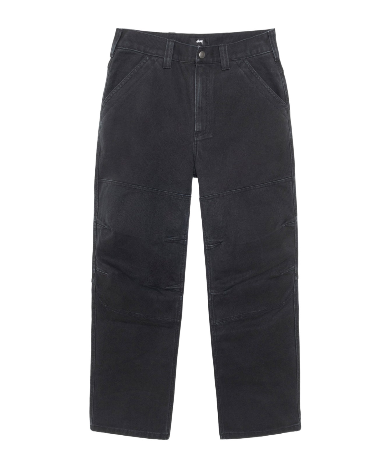 Stussy Belt-loop Trousers In Black
