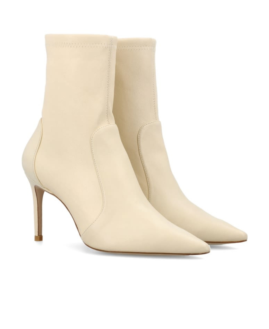 Stuart Weitzman Slip-on Ankle Boots In Nude